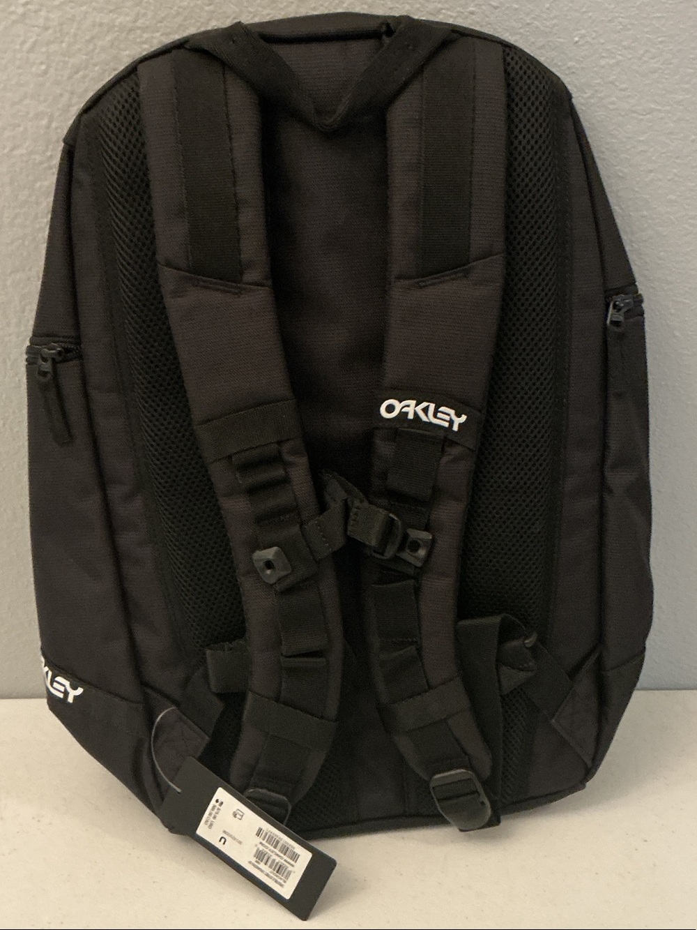 Oakley Black Backpack with White Logo Brand New